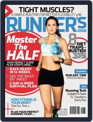 Runner's World South Africa January 20th, 2014 Digital Back Issue Cover
