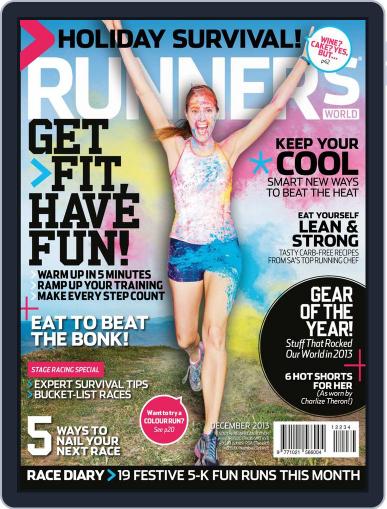 Runner's World South Africa November 18th, 2013 Digital Back Issue Cover