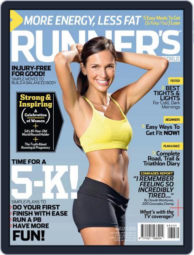 Runner's World South Africa July 15th, 2013 Digital Back Issue Cover