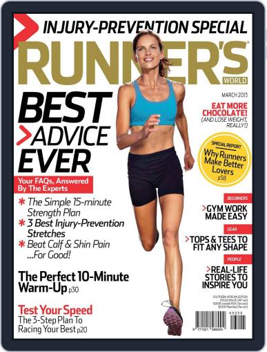 Runner's World South Africa (Digital) February 20th, 2013 Issue Cover