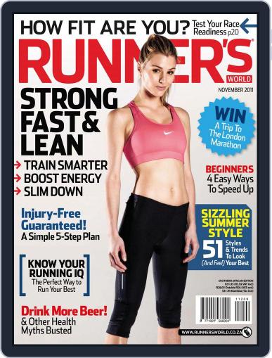 Runner's World South Africa (Digital) October 18th, 2011 Issue Cover
