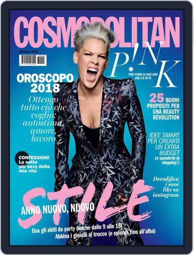 Cosmopolitan Italia January 1st, 2018 Digital Back Issue Cover