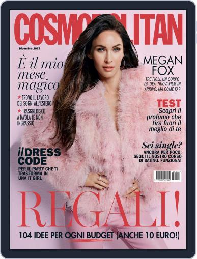 Cosmopolitan Italia December 1st, 2017 Digital Back Issue Cover