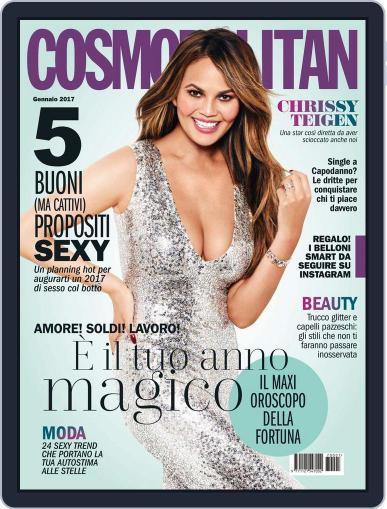 Cosmopolitan Italia January 1st, 2017 Digital Back Issue Cover