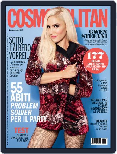 Cosmopolitan Italia December 1st, 2016 Digital Back Issue Cover