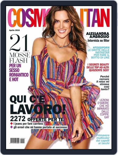 Cosmopolitan Italia March 22nd, 2016 Digital Back Issue Cover