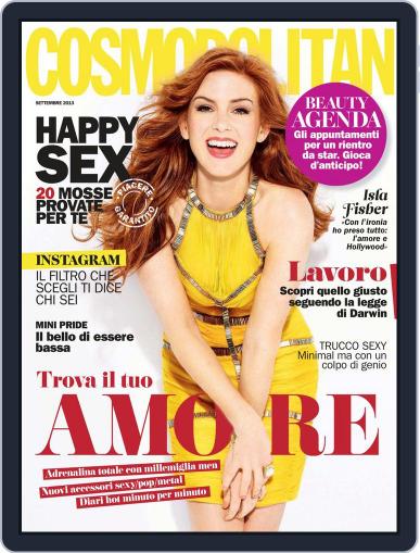 Cosmopolitan Italia August 22nd, 2013 Digital Back Issue Cover