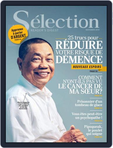 Sélection du Reader's Digest November 1st, 2019 Digital Back Issue Cover