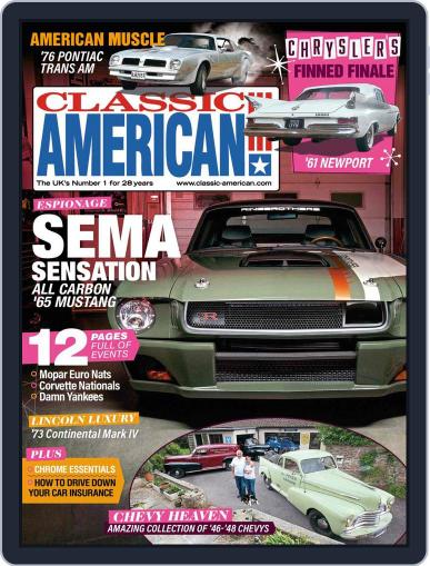 Classic American September 12th, 2016 Digital Back Issue Cover