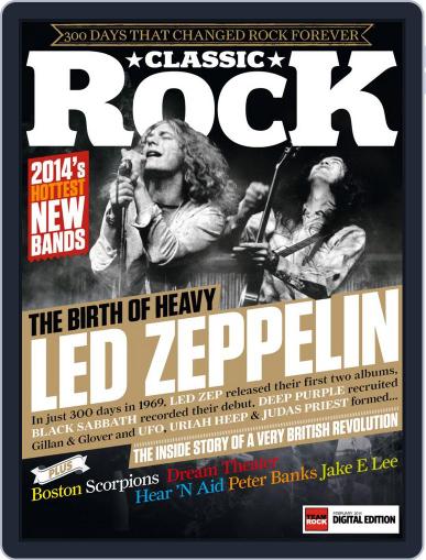Classic Rock January 1st, 2014 Digital Back Issue Cover