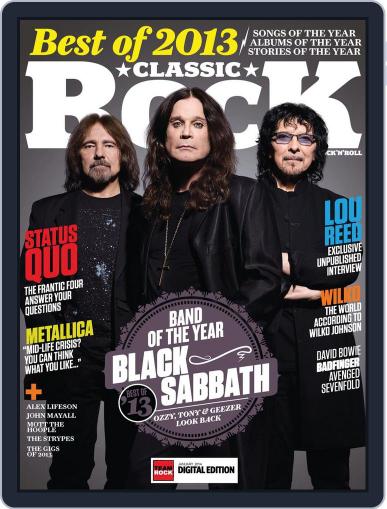 Classic Rock December 3rd, 2013 Digital Back Issue Cover