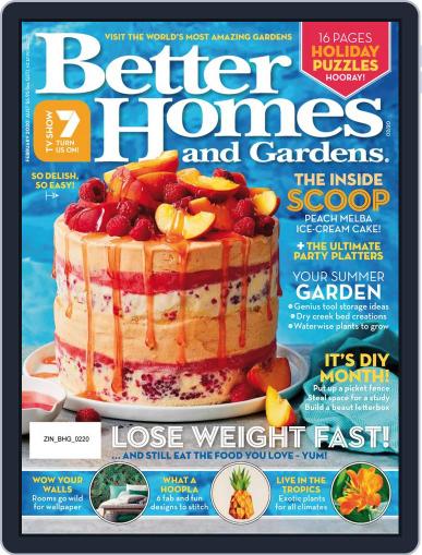Better Homes and Gardens Australia February 1st, 2020 Digital Back Issue Cover