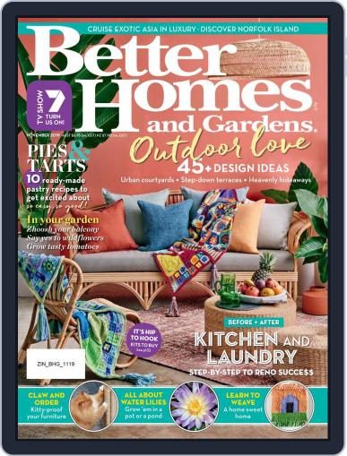 Better Homes and Gardens Australia November 1st, 2019 Digital Back Issue Cover
