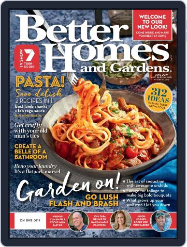 Better Homes and Gardens Australia June 1st, 2019 Digital Back Issue Cover