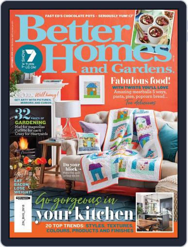 Better Homes and Gardens Australia September 1st, 2018 Digital Back Issue Cover