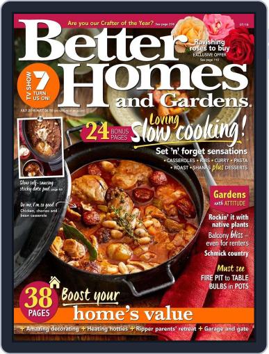Better Homes and Gardens Australia May 25th, 2016 Digital Back Issue Cover