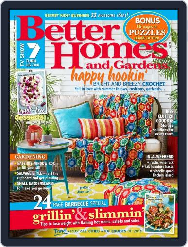 Better Homes and Gardens Australia January 7th, 2016 Digital Back Issue Cover