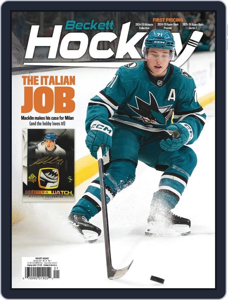 Beckett Hockey (Digital) Subscription                    January 1st, 2026 Issue