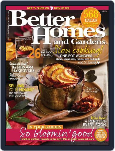 Better Homes and Gardens Australia April 29th, 2015 Digital Back Issue Cover