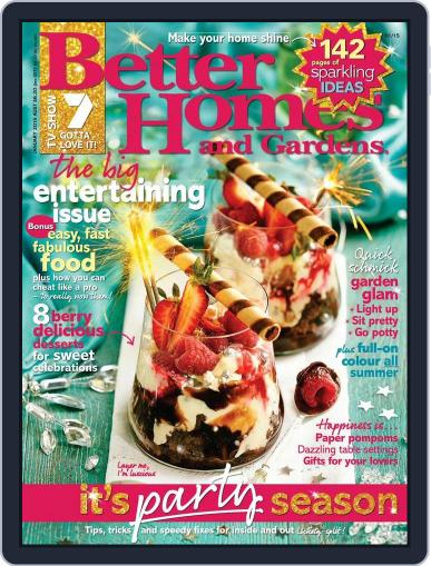 Better Homes and Gardens Australia December 12th, 2014 Digital Back Issue Cover