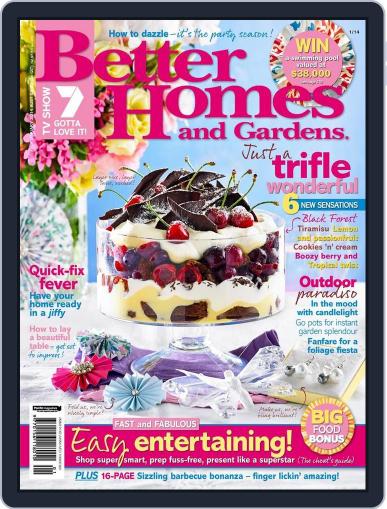 Better Homes and Gardens Australia December 11th, 2013 Digital Back Issue Cover