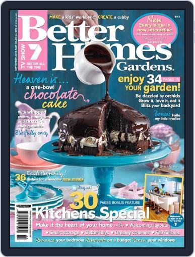Better Homes and Gardens Australia August 15th, 2013 Digital Back Issue Cover