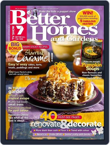 Better Homes and Gardens Australia June 26th, 2013 Digital Back Issue Cover