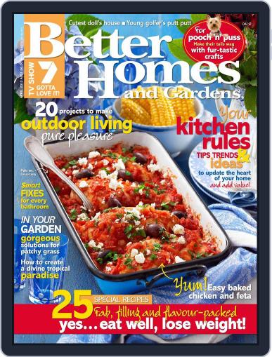 Better Homes and Gardens Australia April 1st, 2012 Digital Back Issue Cover