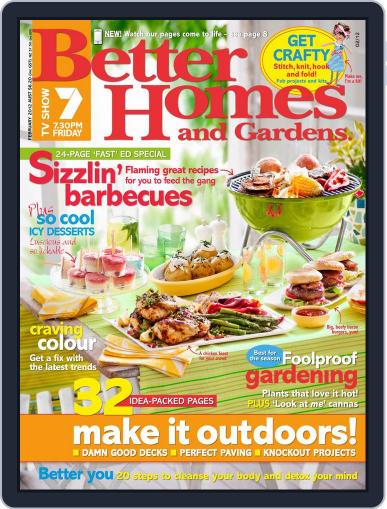 Better Homes and Gardens Australia January 24th, 2012 Digital Back Issue Cover