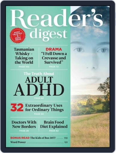Readers Digest Australia September 1st, 2017 Digital Back Issue Cover