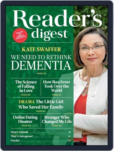 Readers Digest Australia February 1st, 2017 Digital Back Issue Cover