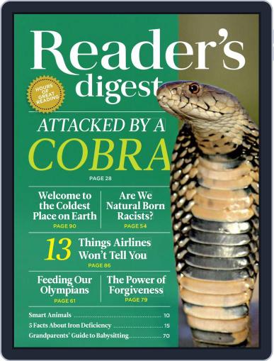 Readers Digest Australia June 30th, 2016 Digital Back Issue Cover