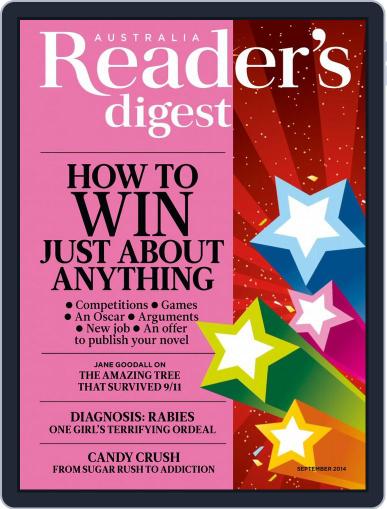 Readers Digest Australia August 27th, 2014 Digital Back Issue Cover