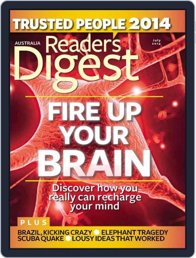 Readers Digest Australia June 25th, 2014 Digital Back Issue Cover