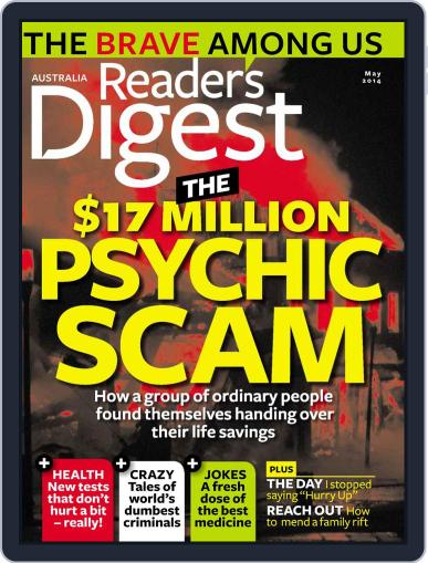 Readers Digest Australia April 23rd, 2014 Digital Back Issue Cover