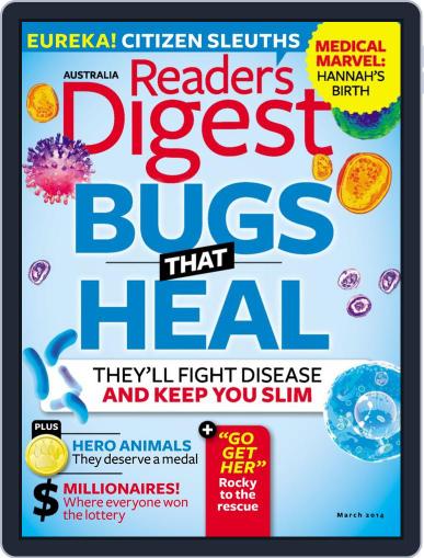Readers Digest Australia February 26th, 2014 Digital Back Issue Cover