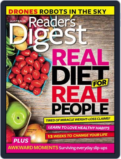 Readers Digest Australia January 8th, 2014 Digital Back Issue Cover