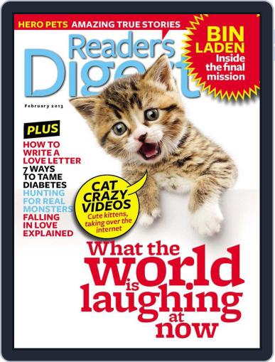 Readers Digest Australia January 30th, 2013 Digital Back Issue Cover