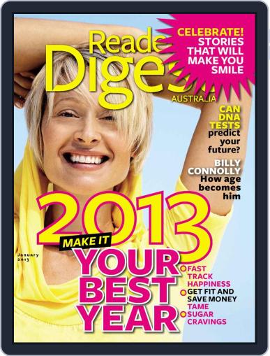 Readers Digest Australia January 8th, 2013 Digital Back Issue Cover