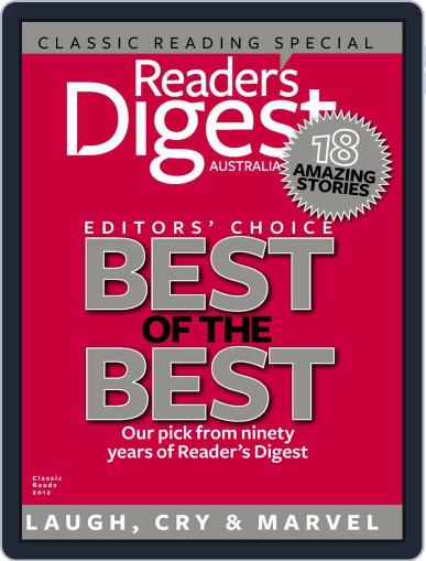 Readers Digest Australia December 13th, 2012 Digital Back Issue Cover