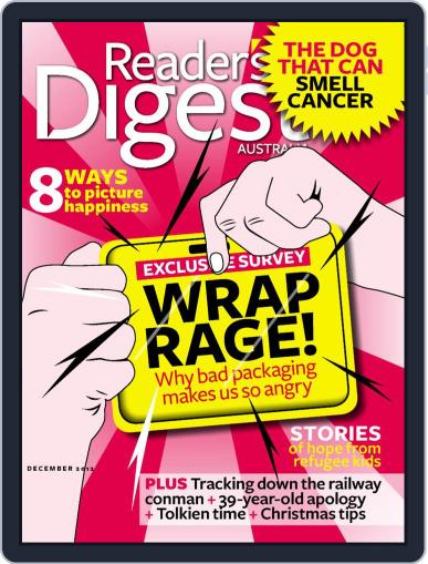 Readers Digest Australia November 20th, 2012 Digital Back Issue Cover