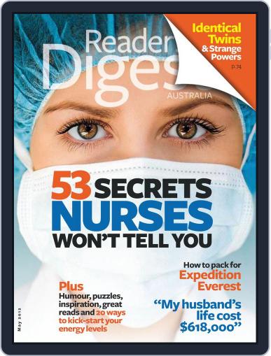 Readers Digest Australia April 24th, 2012 Digital Back Issue Cover