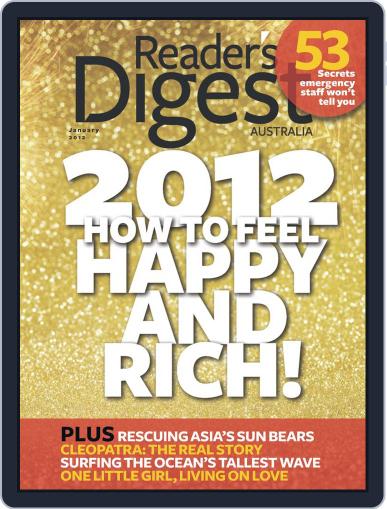 Readers Digest Australia January 8th, 2012 Digital Back Issue Cover