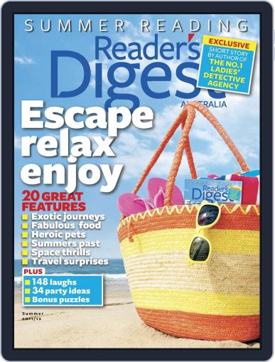 Readers Digest Australia December 13th, 2011 Digital Back Issue Cover