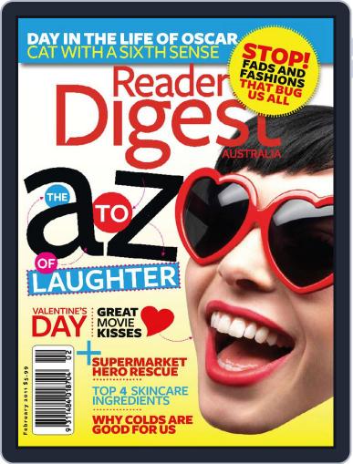 Readers Digest Australia January 30th, 2011 Digital Back Issue Cover
