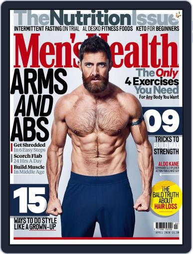 Men's Health UK April 1st, 2020 Digital Back Issue Cover