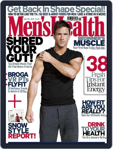 Men's Health UK January 1st, 2018 Digital Back Issue Cover