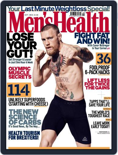 Men's Health UK September 1st, 2016 Digital Back Issue Cover