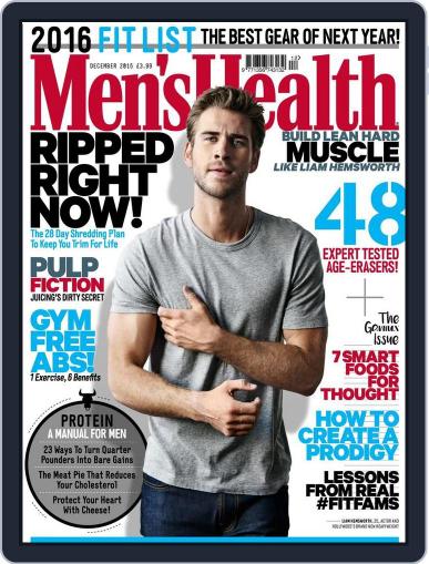 Men's Health UK December 1st, 2015 Digital Back Issue Cover