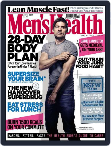 Men's Health UK April 1st, 2015 Digital Back Issue Cover